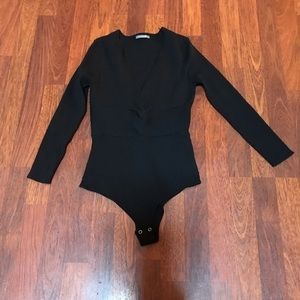 LOVE CULTURE Black Bodysuit.